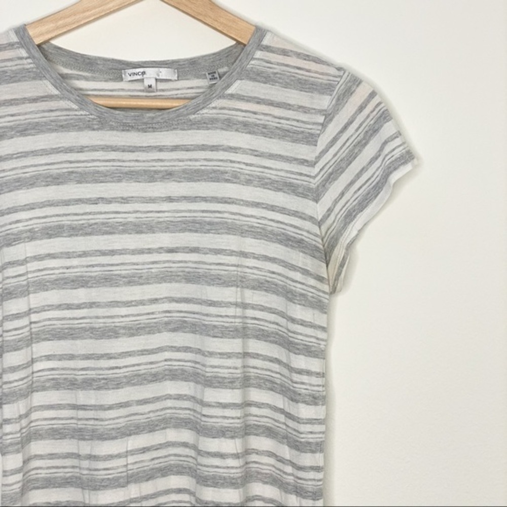 Vince stripes short sleeves top - Picture 4 of 8